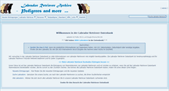 Desktop Screenshot of labradordatenbank.de