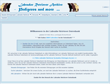 Tablet Screenshot of labradordatenbank.de